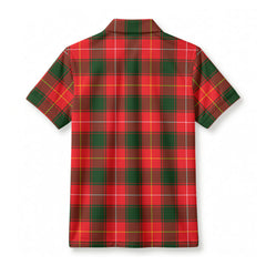 McFie Tartan Crest Birdseye Mesh Polo Shirt