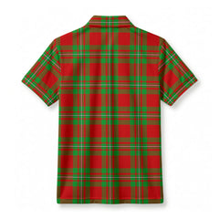 McGregor Modern Tartan Crest Birdseye Mesh Polo Shirt