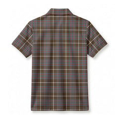 McIntyre Hunting Weathered Tartan Crest Birdseye Mesh Polo Shirt