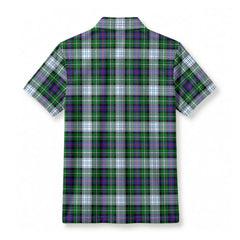 McKenzie Dress Modern Tartan Crest Birdseye Mesh Polo Shirt
