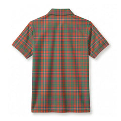 McKinnon Ancient Tartan Crest Birdseye Mesh Polo Shirt