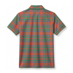 McKintosh Ancient Tartan Crest Birdseye Mesh Polo Shirt