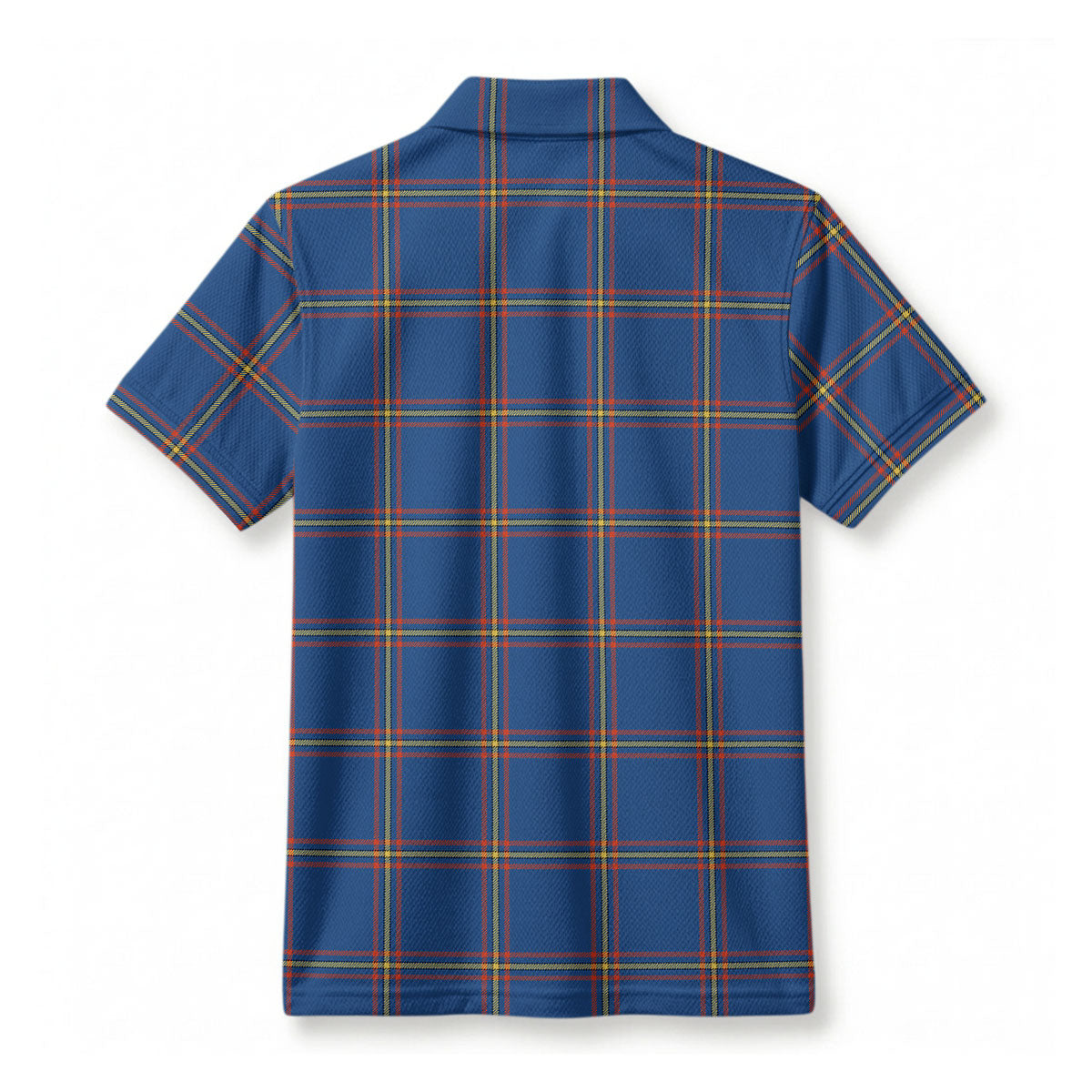 McLaine of Loch Buie Hunting Ancient Tartan Crest Birdseye Mesh Polo Shirt