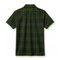 McLean Hunting Tartan Crest Birdseye Mesh Polo Shirt