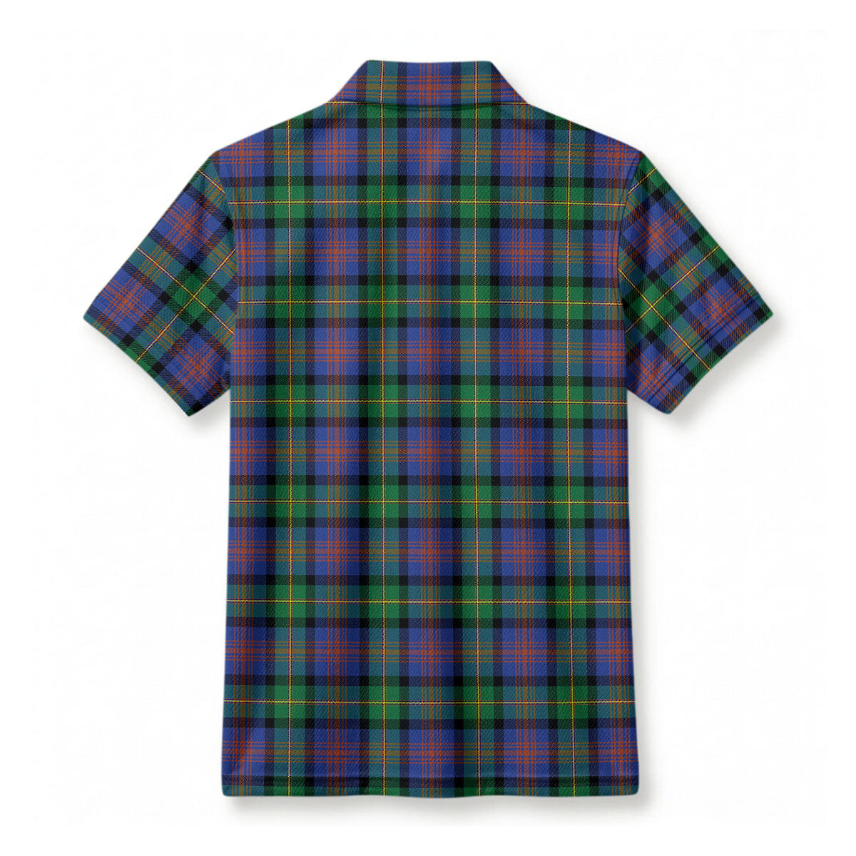 McLennan Ancient Tartan Crest Birdseye Mesh Polo Shirt