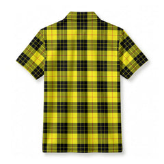 McLeod of Lewis Modern Tartan Crest Birdseye Mesh Polo Shirt