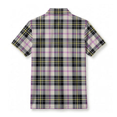 McPherson Dress Ancient Tartan Crest Birdseye Mesh Polo Shirt
