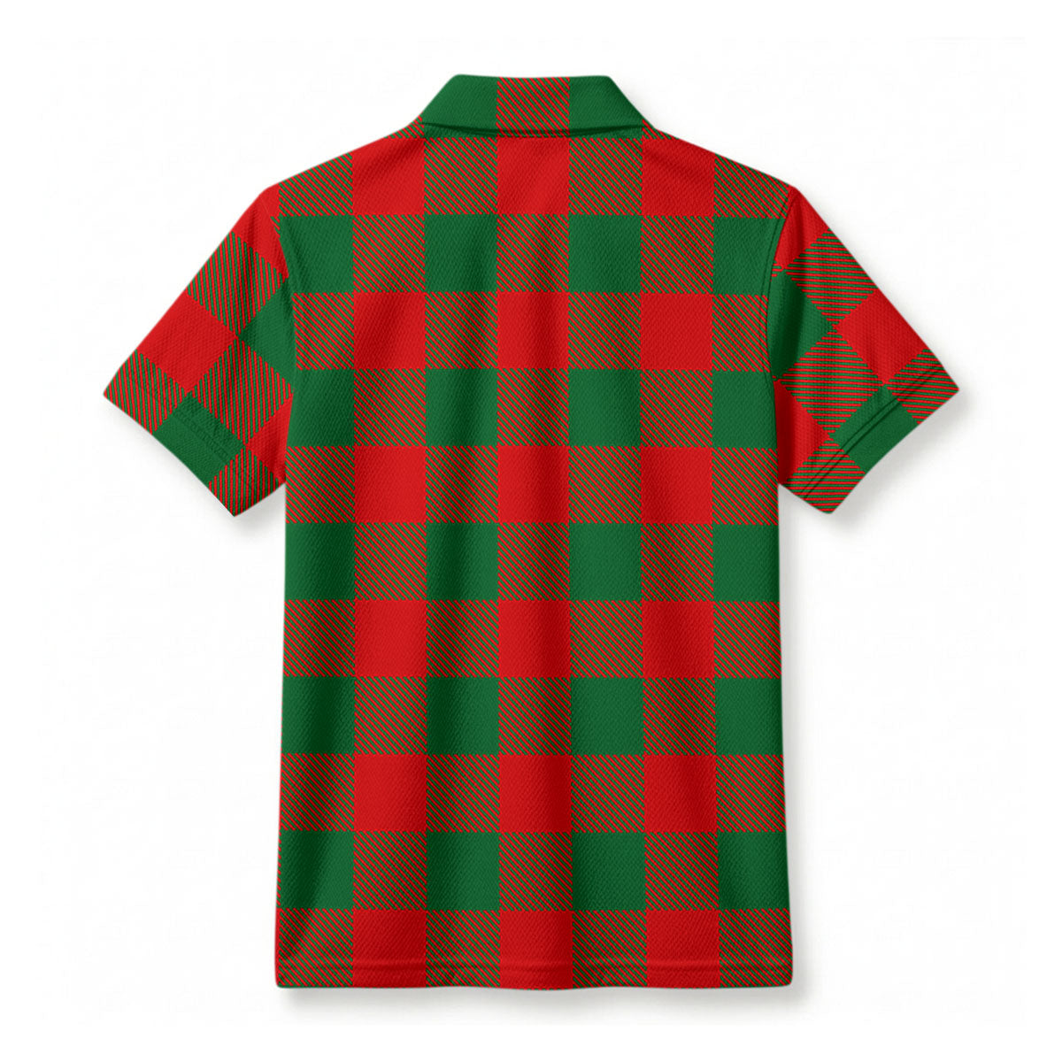 Moncreiffe (or Moncreiff) Tartan Crest Birdseye Mesh Polo Shirt
