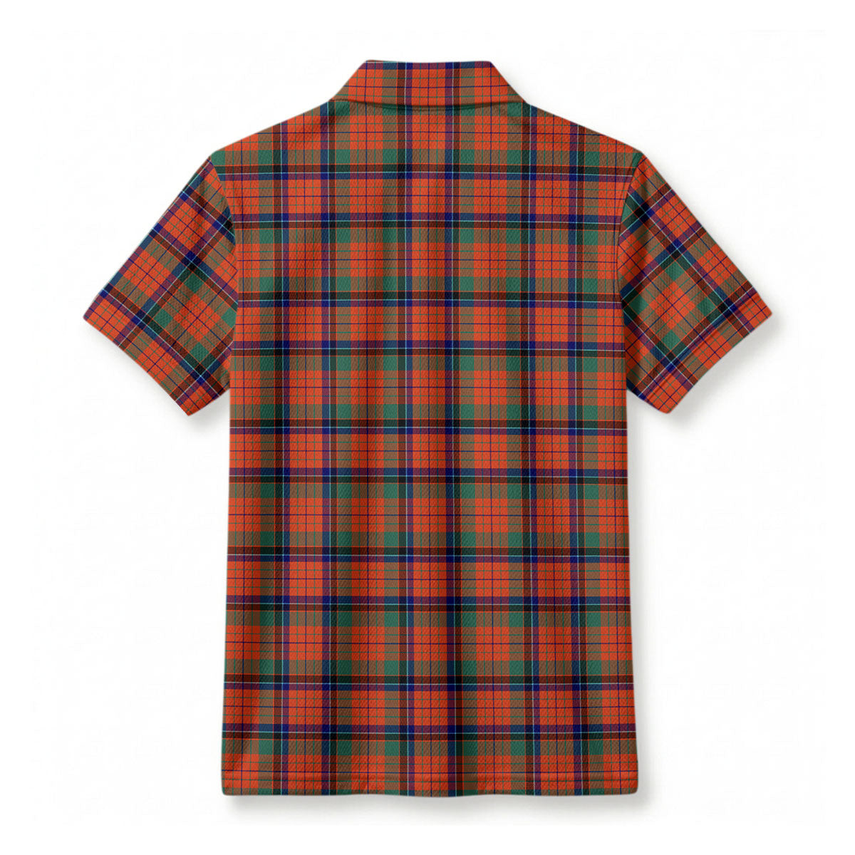 Nicolson Ancient Tartan Crest Birdseye Mesh Polo Shirt