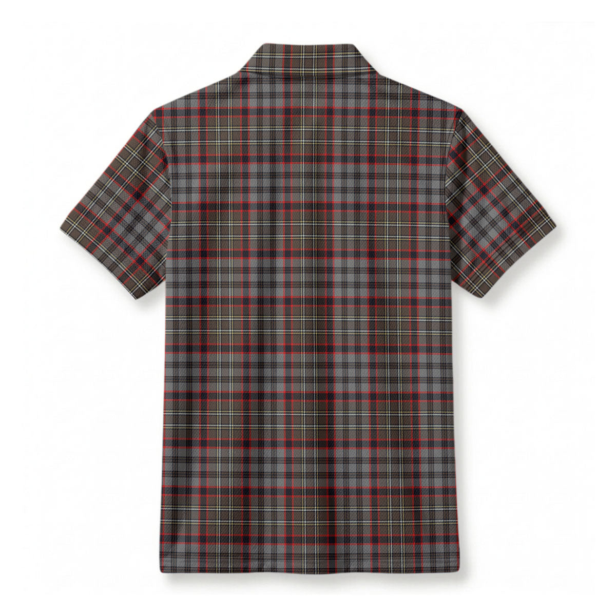 Nicolson Hunting Weathered Tartan Crest Birdseye Mesh Polo Shirt