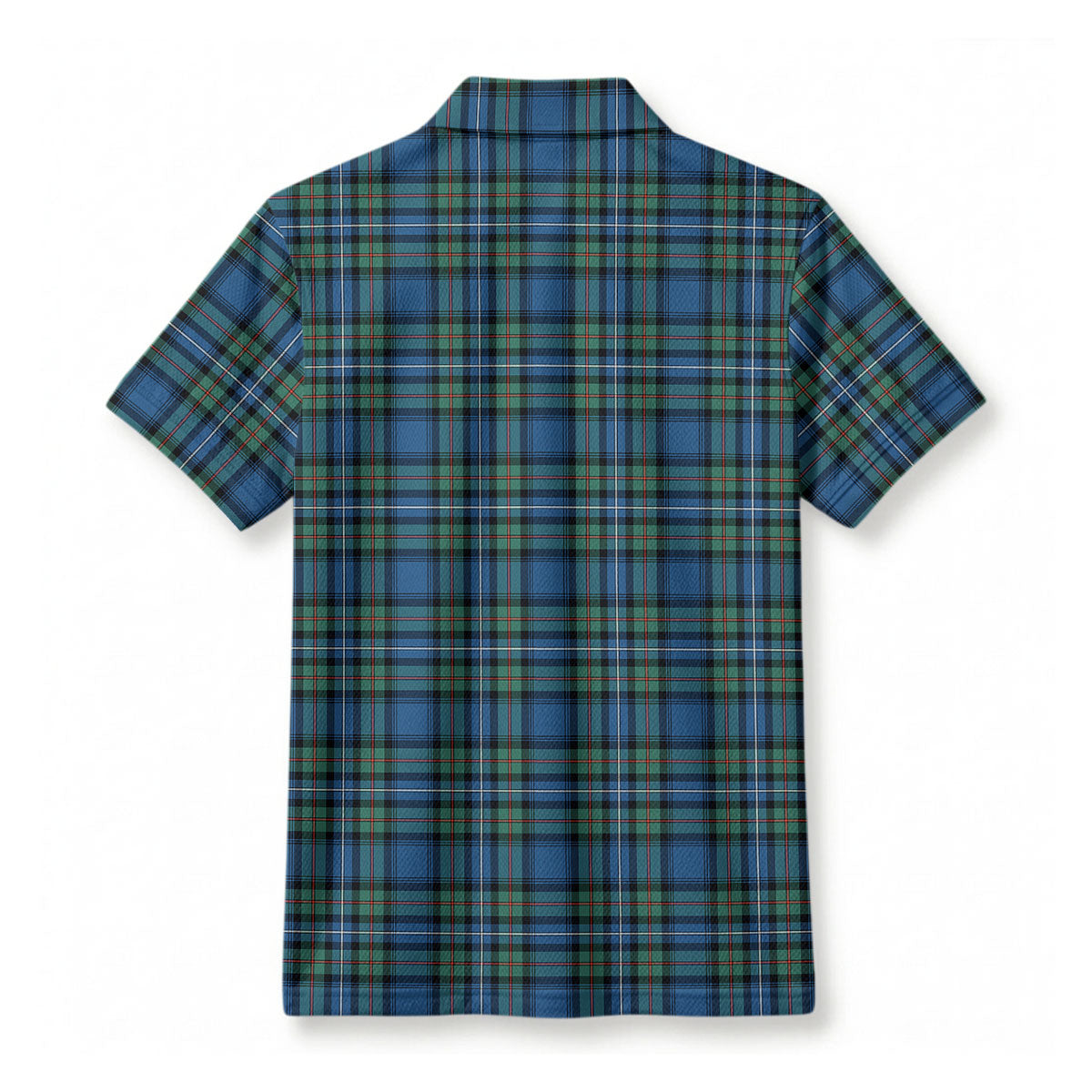 Robertson Hunting Ancient Tartan Crest Birdseye Mesh Polo Shirt