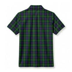 Tait Tartan Crest Birdseye Mesh Polo Shirt