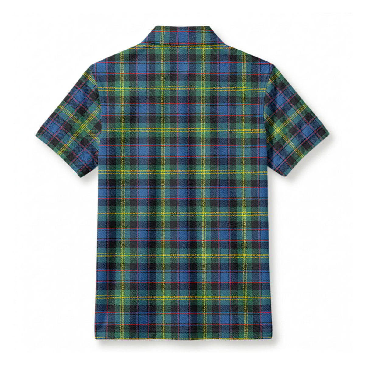 Watson Ancient Tartan Crest Birdseye Mesh Polo Shirt