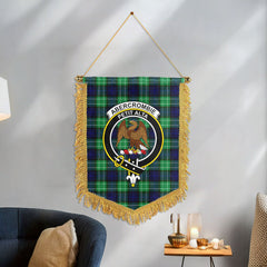 Abercrombie Tartan Crest Wall Hanging Banner