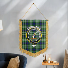 Blackadder Tartan Crest Wall Hanging Banner