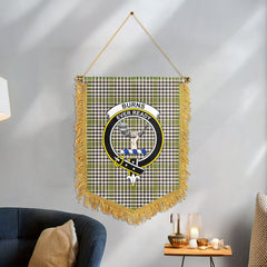 Burns Check Tartan Crest Wall Hanging Banner