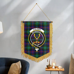 Calder Tartan Crest Wall Hanging Banner