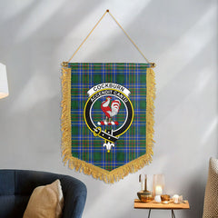 Cockburn Ancient Tartan Crest Wall Hanging Banner