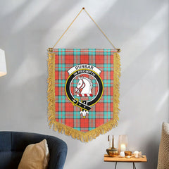 Dunbar Ancient Tartan Crest Wall Hanging Banner