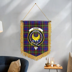 Durie Tartan Crest Wall Hanging Banner