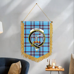 Elliot Ancient Tartan Crest Wall Hanging Banner