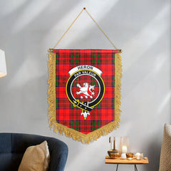 Heron Tartan Crest Wall Hanging Banner