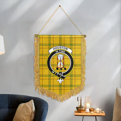 Houston Tartan Crest Wall Hanging Banner