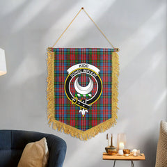 Kidd Tartan Crest Wall Hanging Banner