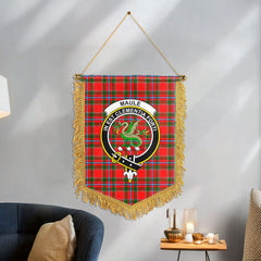 Maule Tartan Crest Wall Hanging Banner