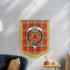 McGill Modern Tartan Crest Wall Hanging Banner