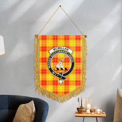 McMillan Clan Tartan Crest Wall Hanging Banner