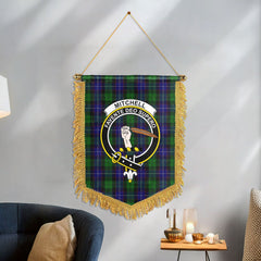 Mitchell Tartan Crest Wall Hanging Banner