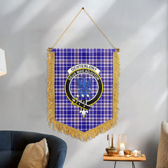 Ochterlony Tartan Crest Wall Hanging Banner