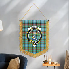 Paisley District Tartan Crest Wall Hanging Banner