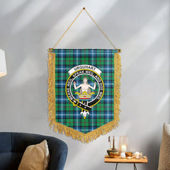 Urquhart Ancient Tartan Crest Wall Hanging Banner