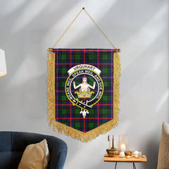 Urquhart Modern Tartan Crest Wall Hanging Banner