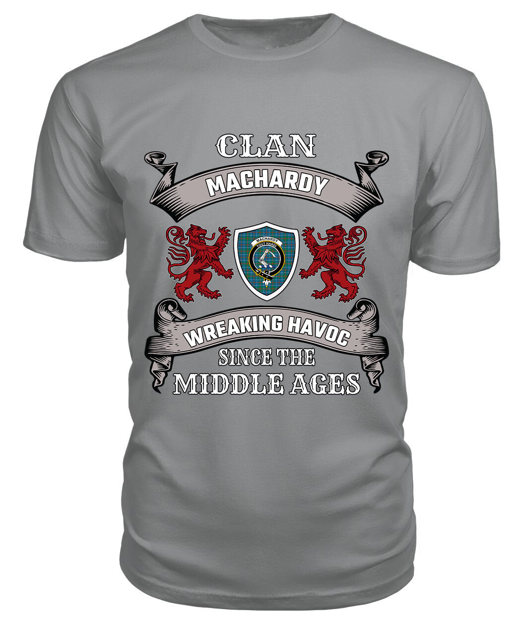 MacHardy Ancient Family Tartan - 2D T-shirt