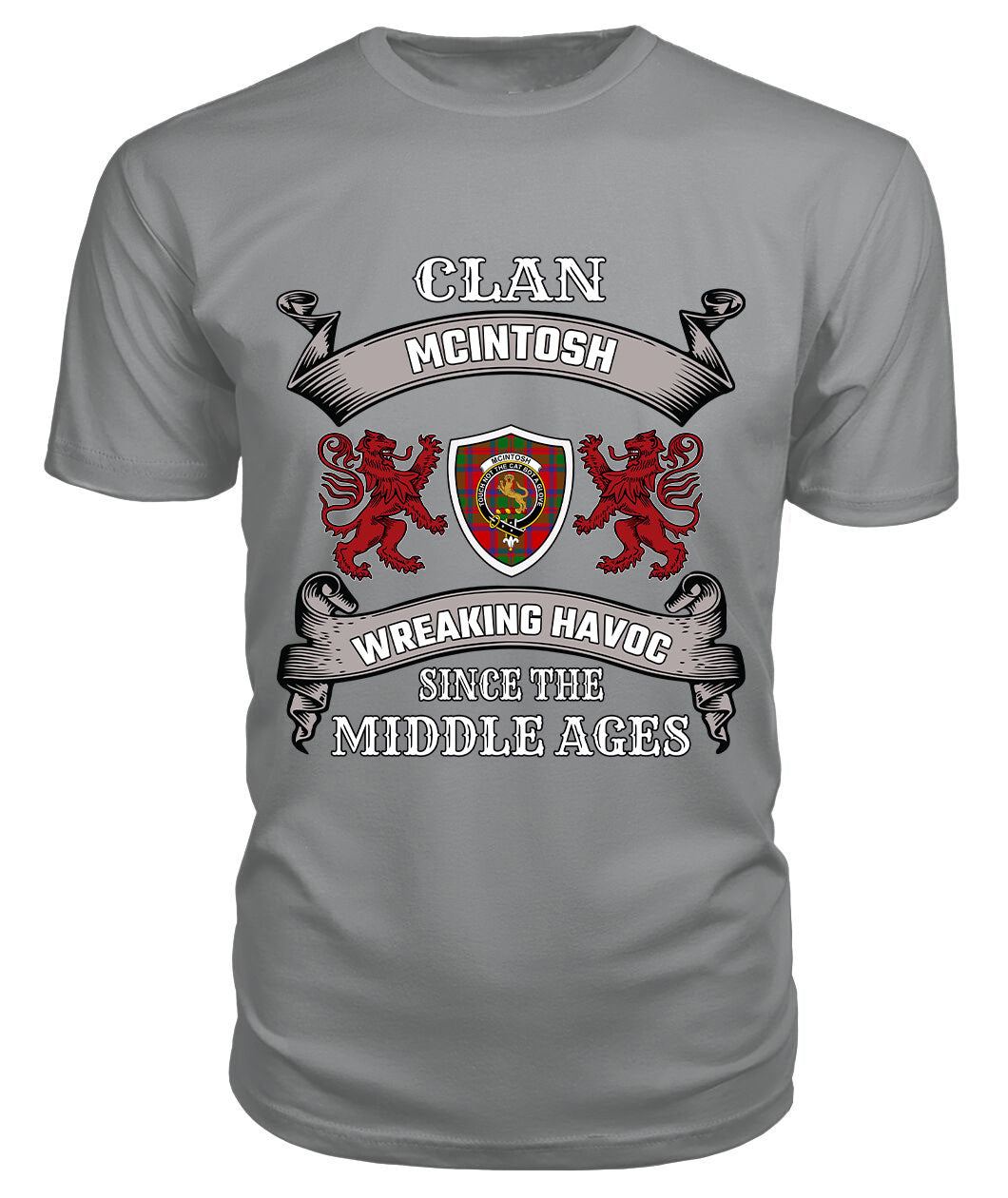 McIntosh Family Tartan - 2D T-shirt