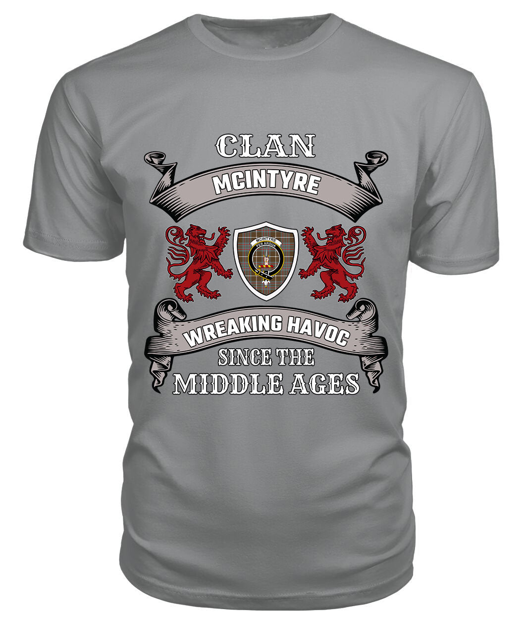 McIntyre Hunting Weathered Family Tartan - 2D T-shirt