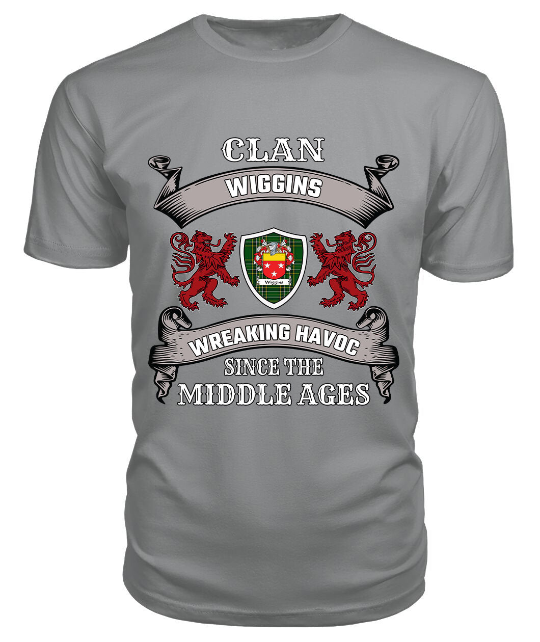 Wiggins Family Tartan - 2D T-shirt