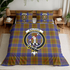 Balfour Modern Tartan Crest Bedding Set
