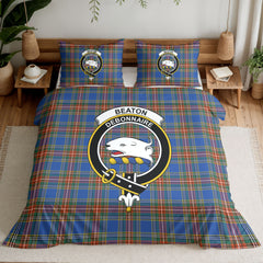 Beaton Ancient Tartan Crest Bedding Set