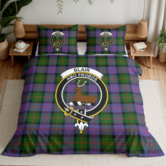 Blair Modern Tartan Crest Bedding Set
