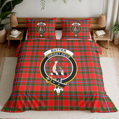 Butter Tartan Crest Bedding Set