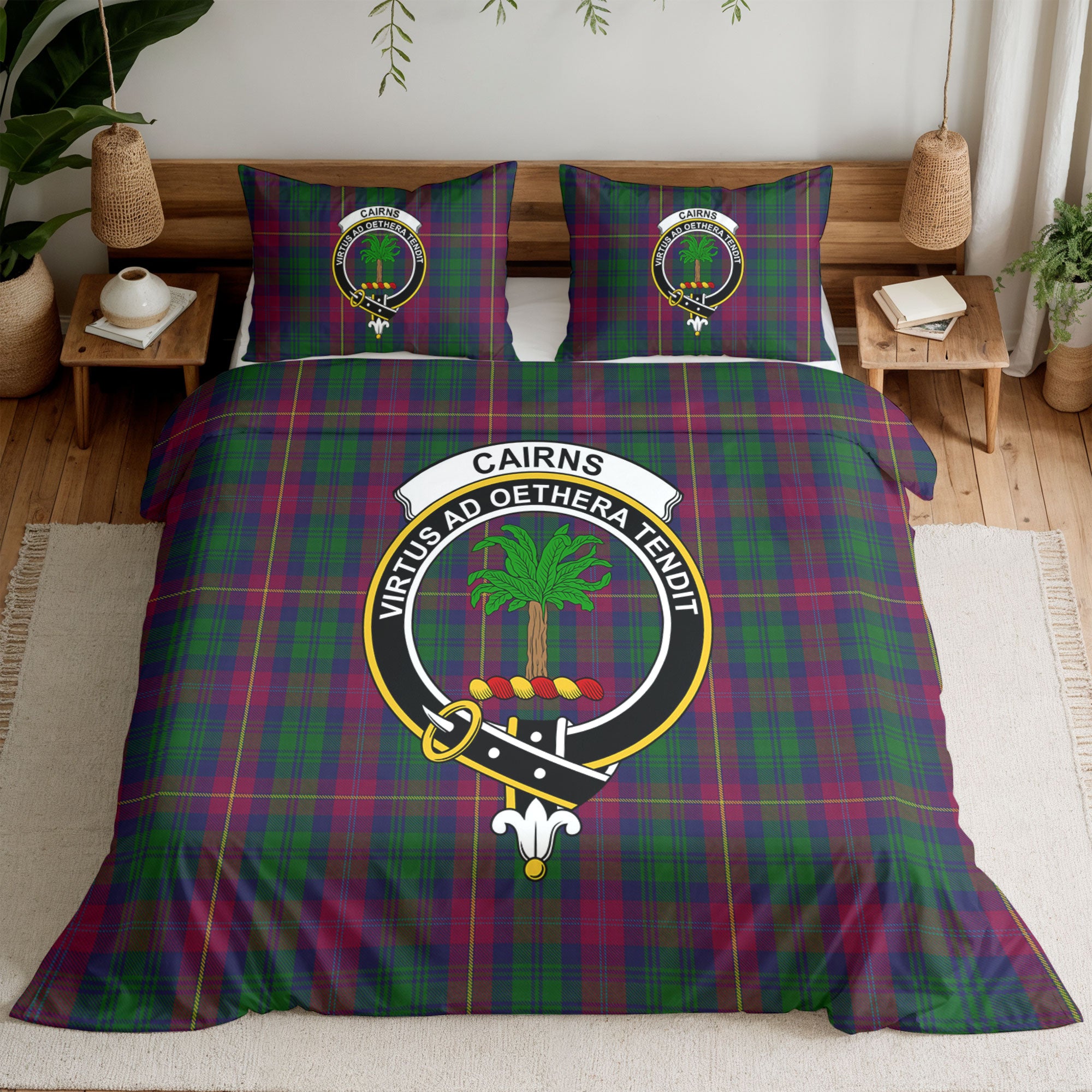 Cairns Tartan Crest Bedding Set