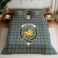 Campbell Faded Tartan Crest Bedding Set
