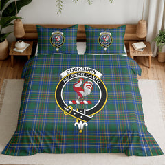 Cockburn Ancient Tartan Crest Bedding Set