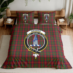 Geddes Tartan Crest Bedding Set