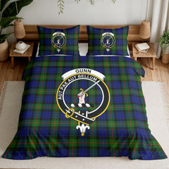 Gunn Modern Tartan Crest Bedding Set