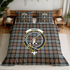 Gunn Weathered Tartan Crest Bedding Set